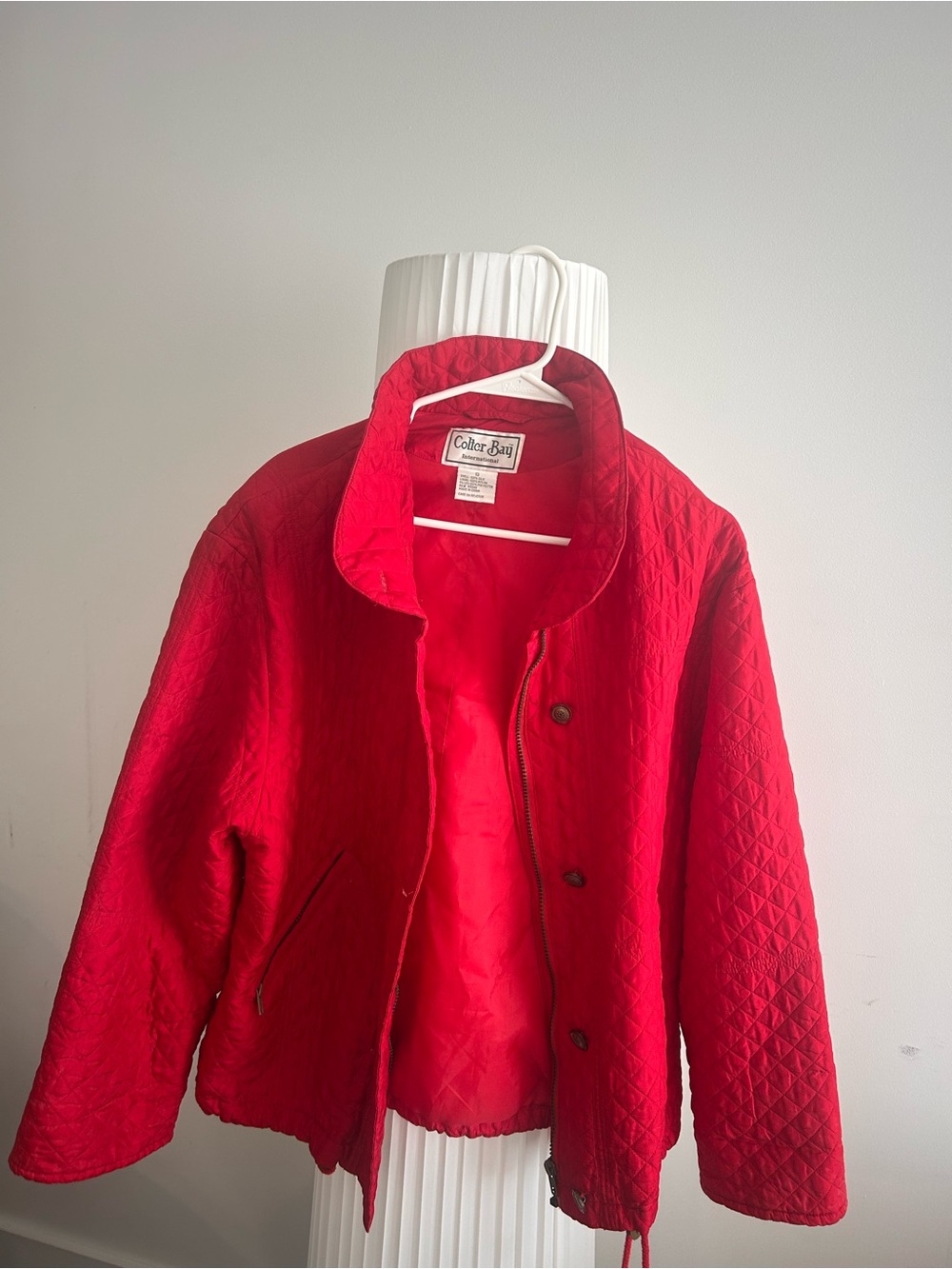 Quilted Red Jacket